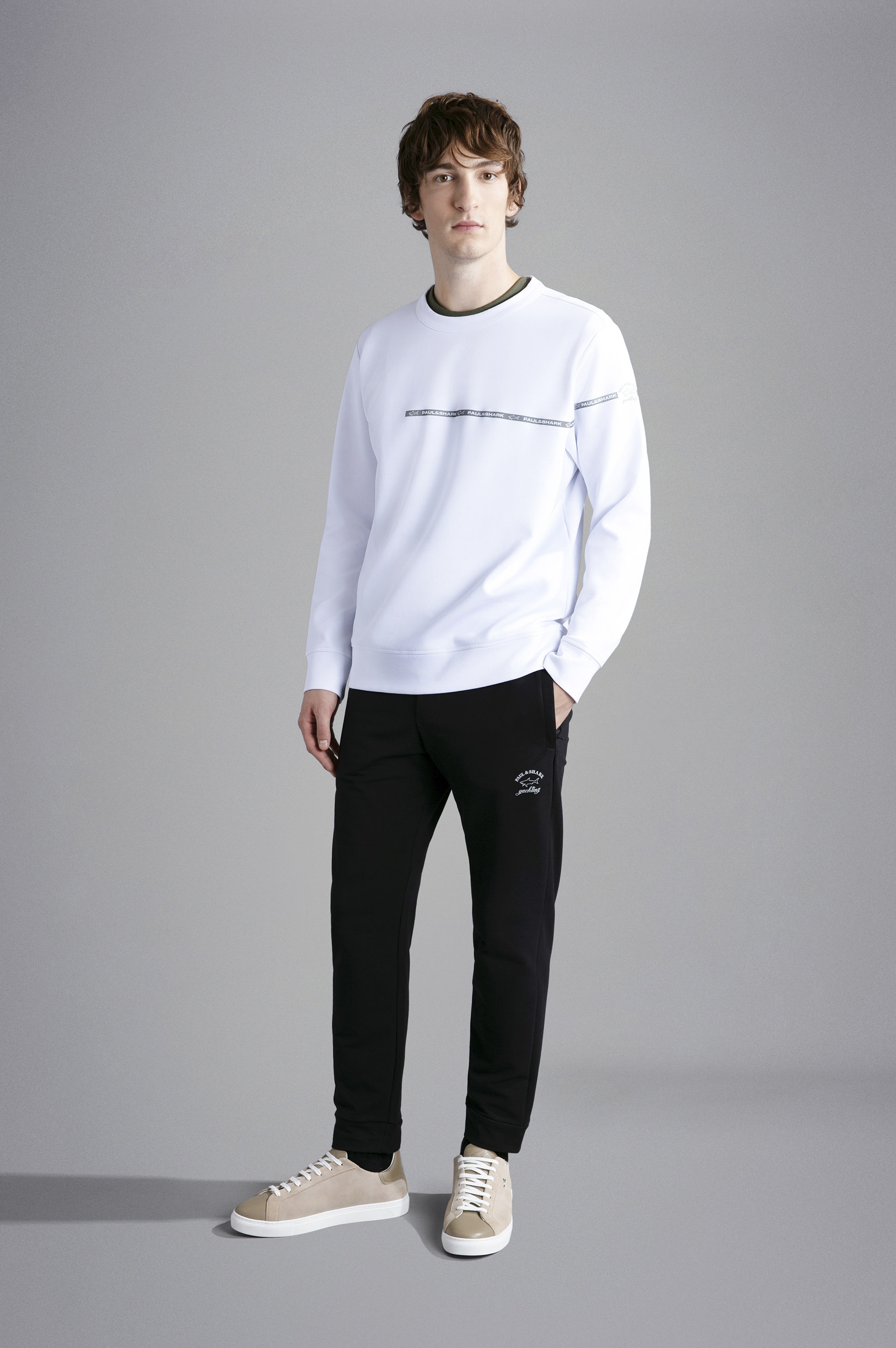 COTTON SWEATSHIRT WITH REFLEX PRINT - 2