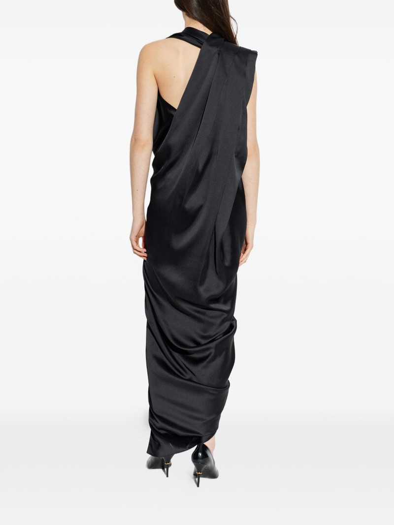 draped slit dress 4