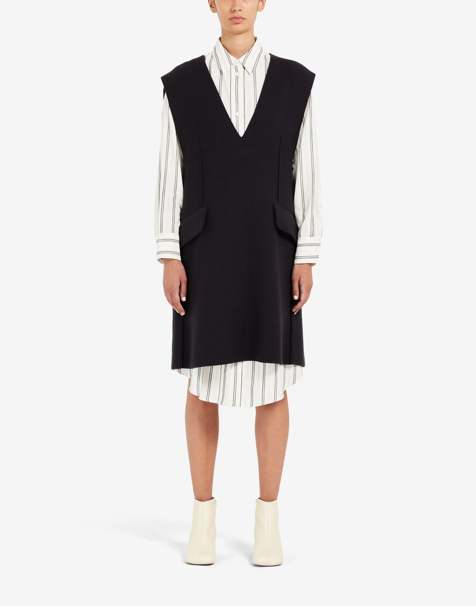 Wool sleeveless dress - 2
