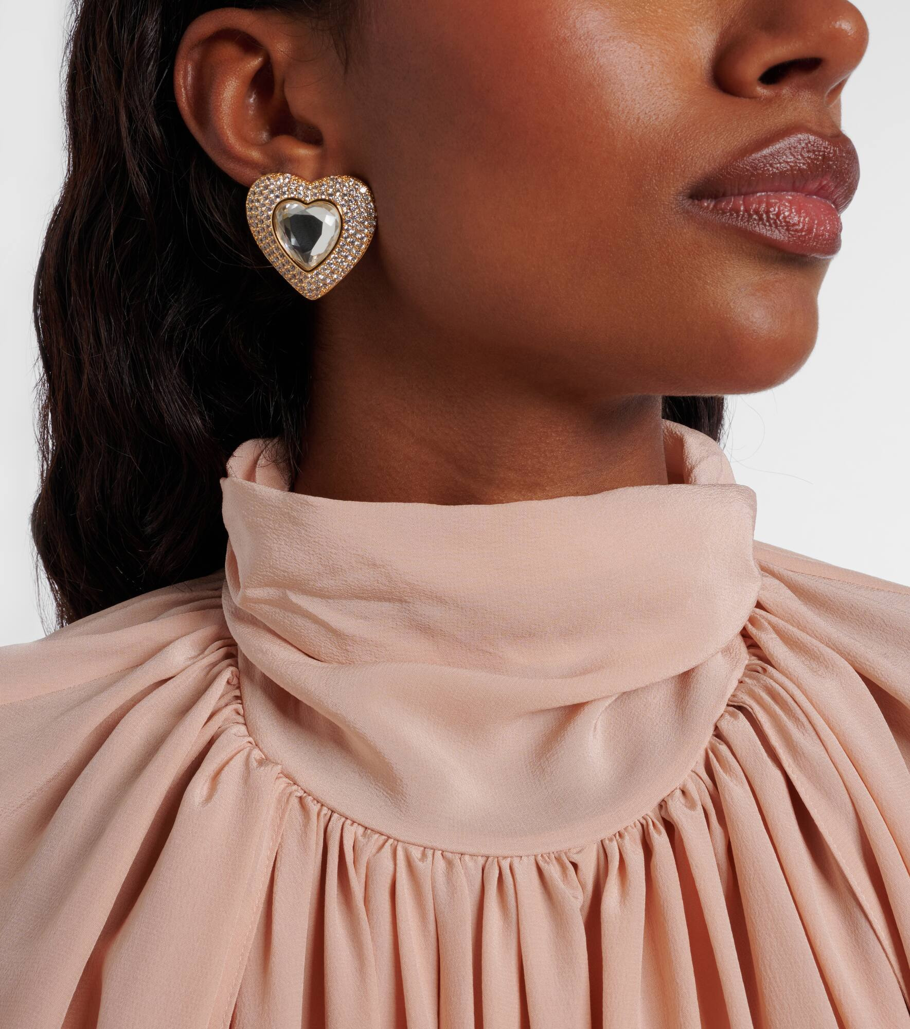 Crystal-embellished earrings - 3