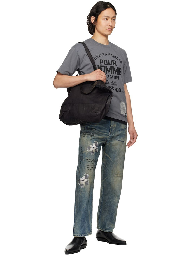Yohji Yamamoto Gray NEIGHBORHOOD Edition SS Tee-2 T-shirt outlook