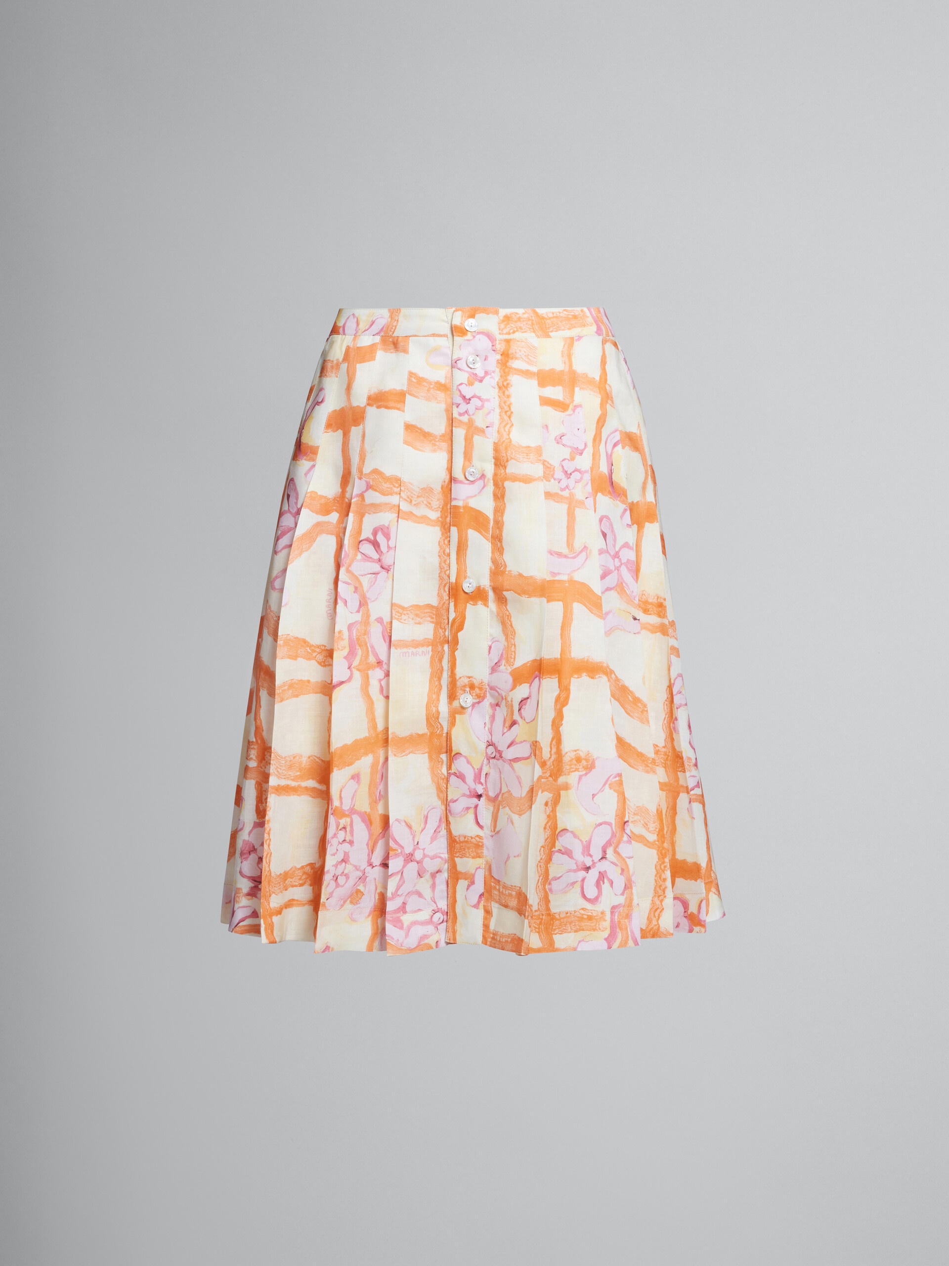 PRINTED RAMIÉ SKIRT - 1