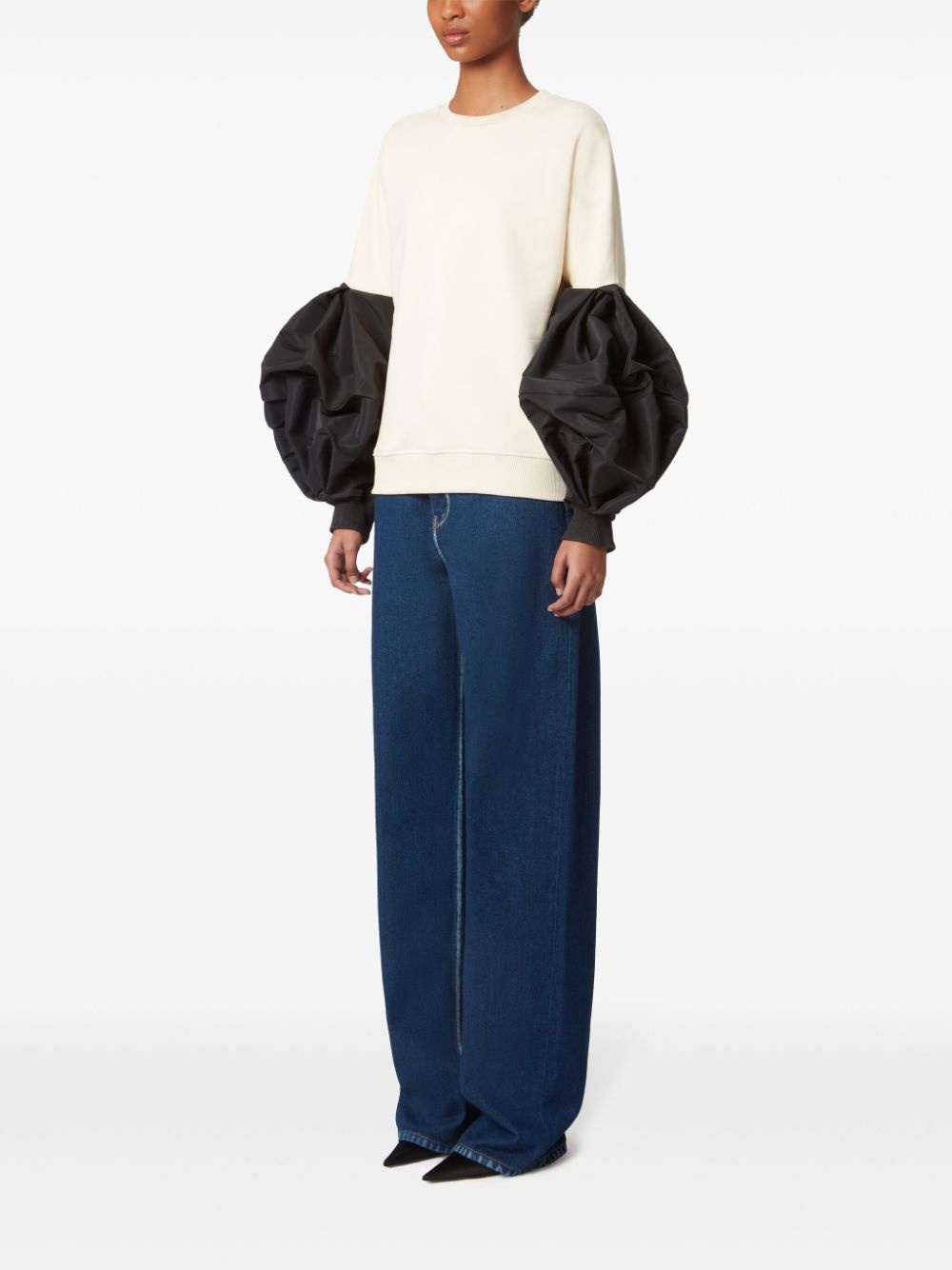puff-sleeve sweatshirt - 3