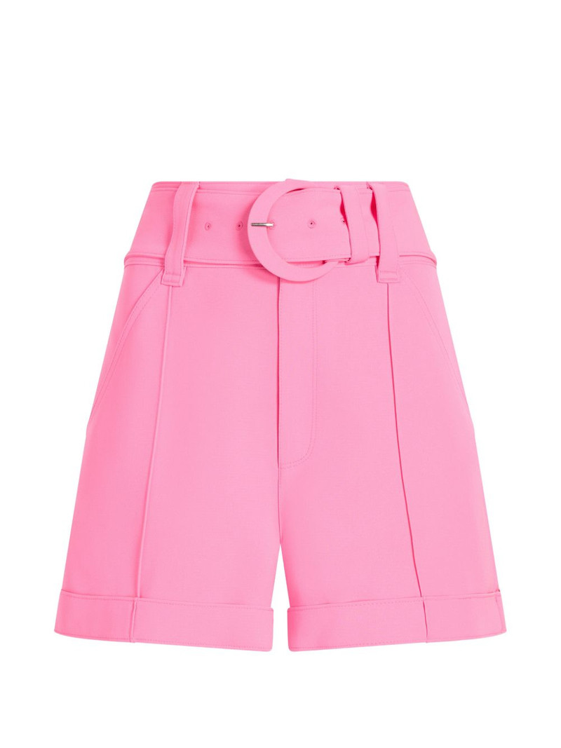 belted tailored shorts 1