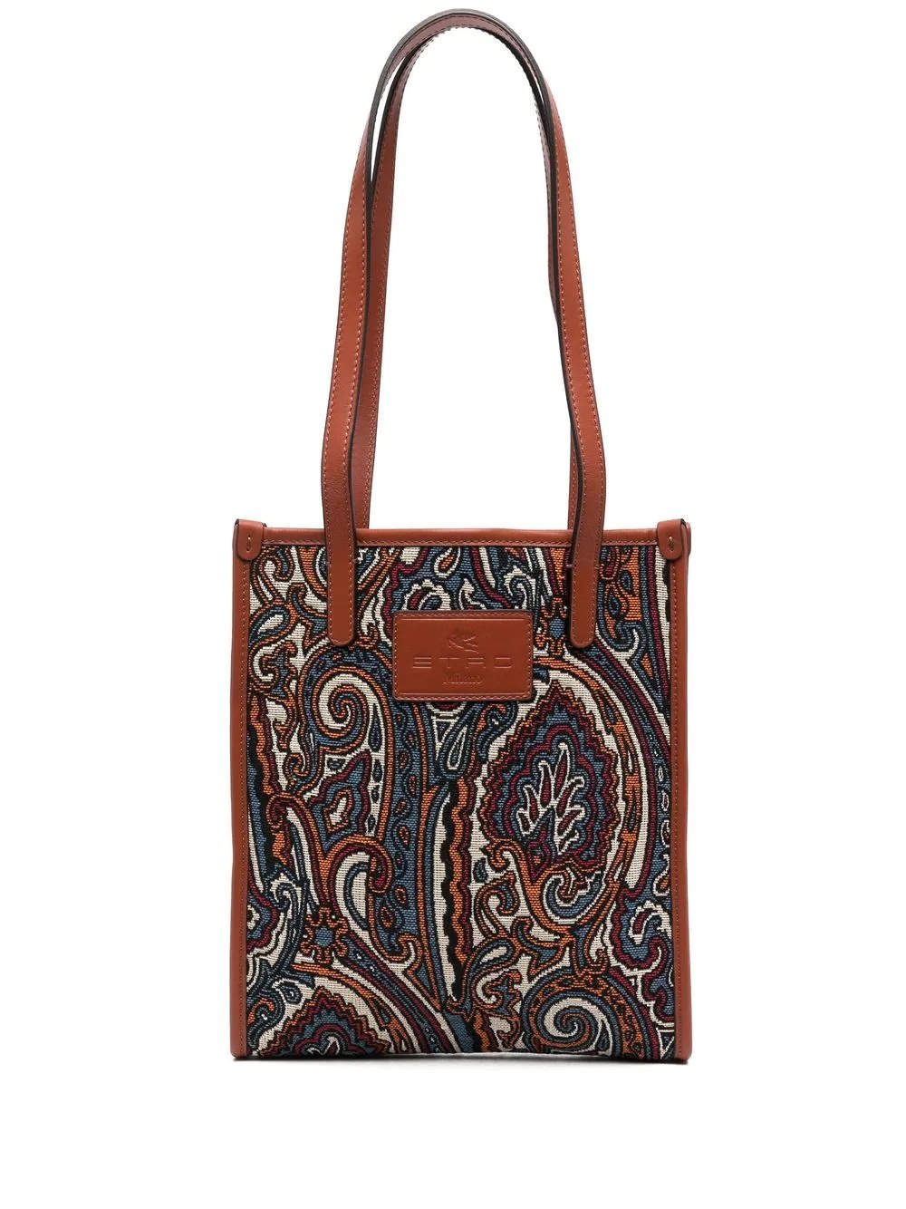 Paisley-Jacquard tote bag - 1