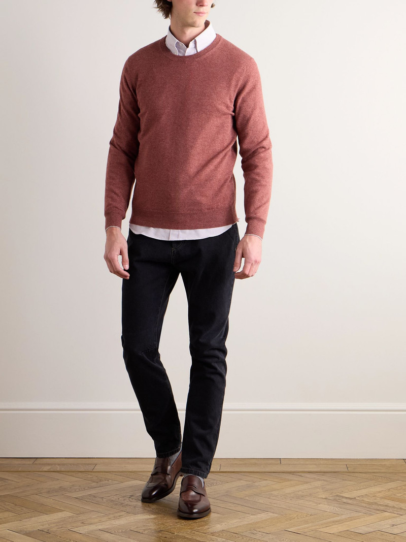 Brunello Cucinelli Leisure Straight-Leg Jeans Black outlook