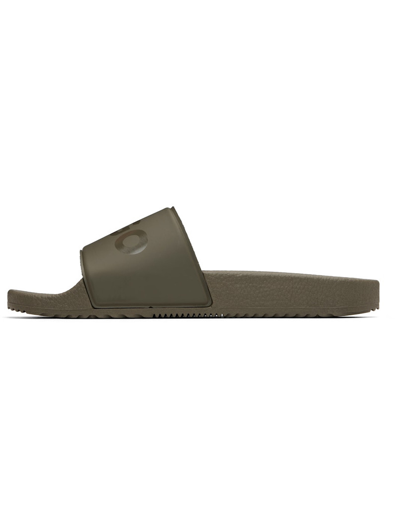 HUGO Khaki Tonal Logo Slides outlook