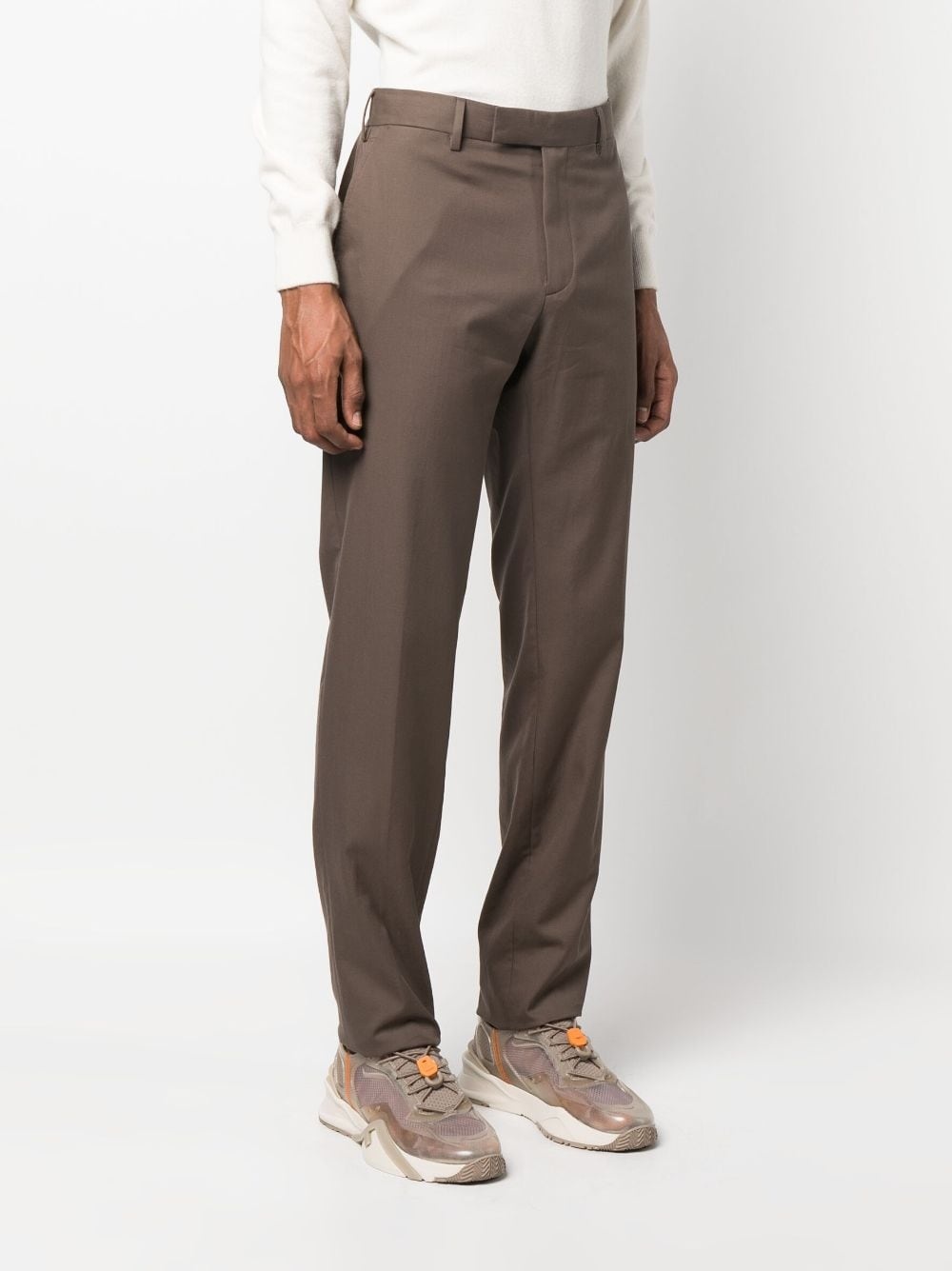 cotton tailored trousers - 3