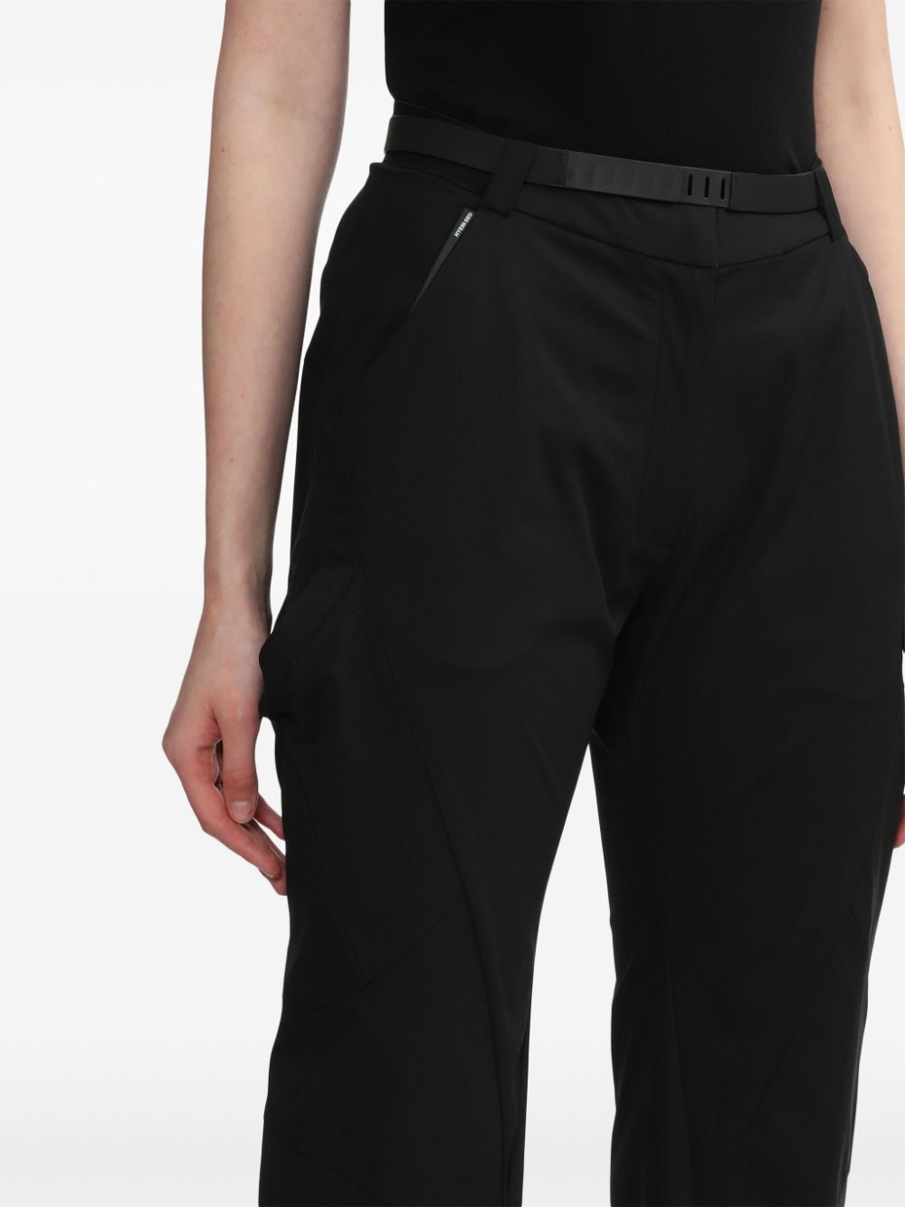 belted flared trousers - 5