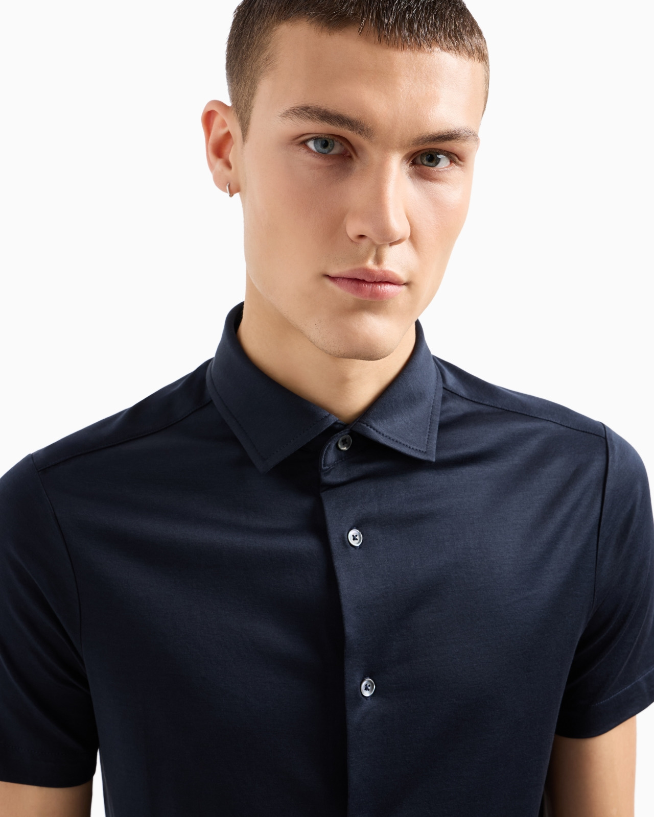 ASV Lyocell-blend jersey short-sleeved shirt - 5