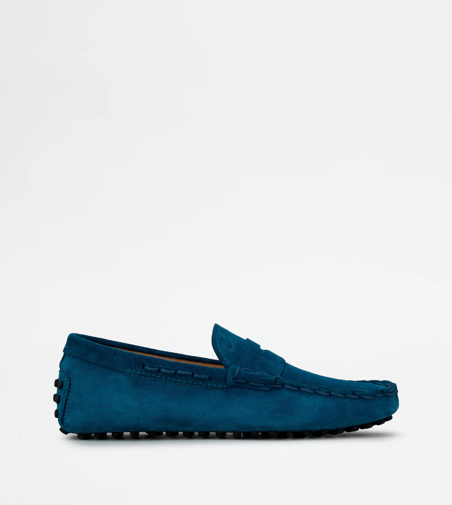 GOMMINO DRIVING SHOES IN SUEDE - BLUE - 1