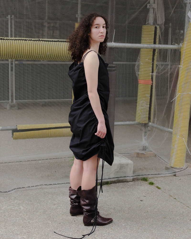 BASERANGE Pictorial Dress
                  - Organic Cotton Poplin outlook