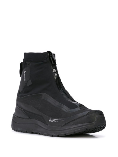 11 by Boris Bidjan Saberi high top zipped sneakers outlook