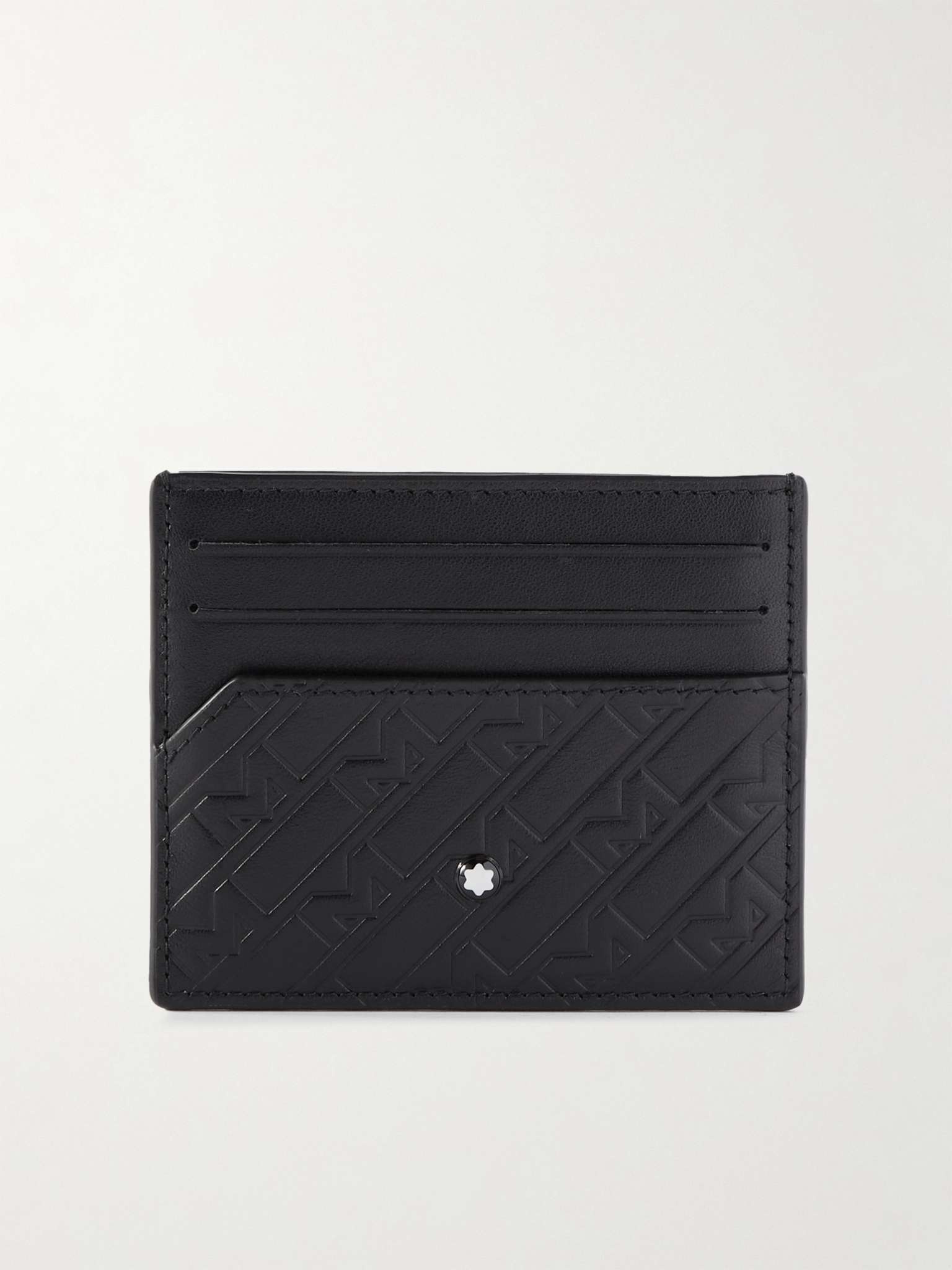 Logo-Embossed Leather Cardholder - 1