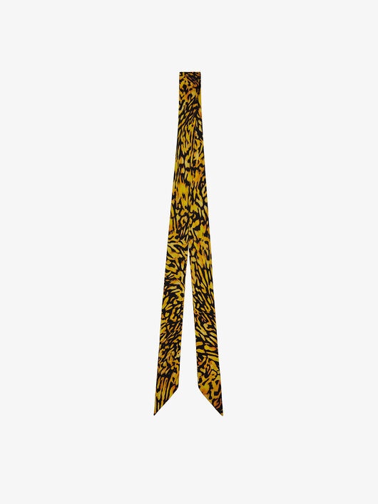 SCARF IN PRINTED SILK TWILL - 1