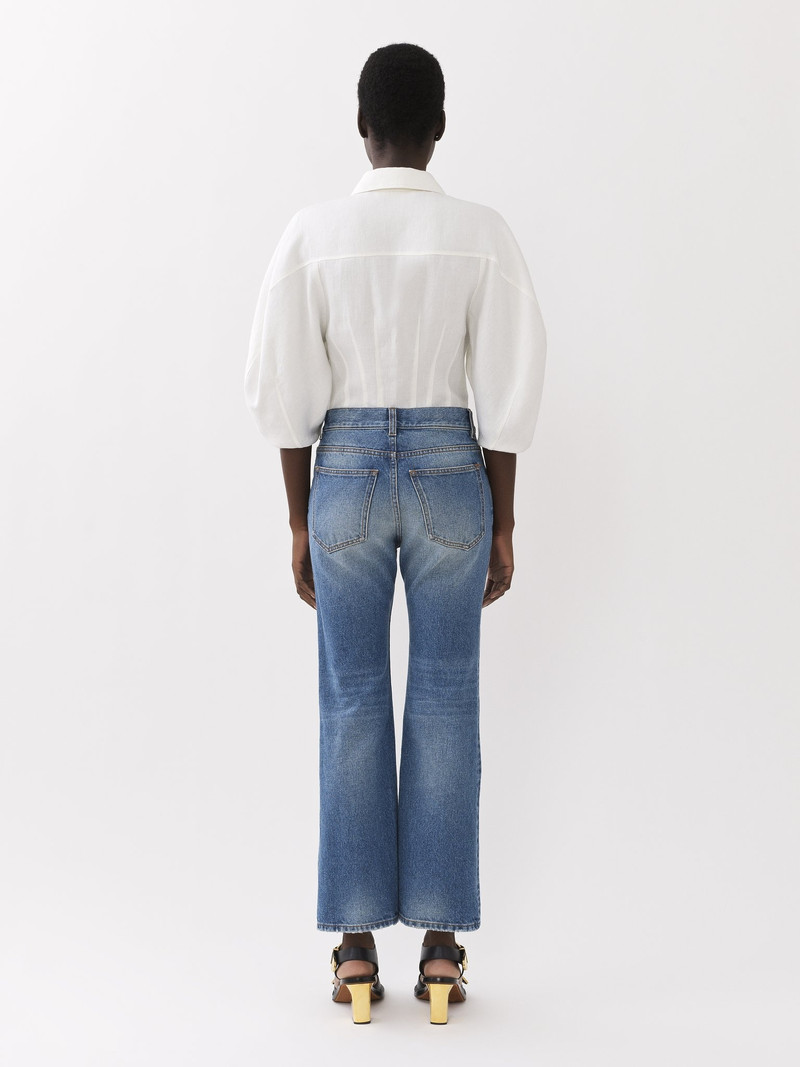 FUEGO CROPPED BOOTCUT JEANS 4