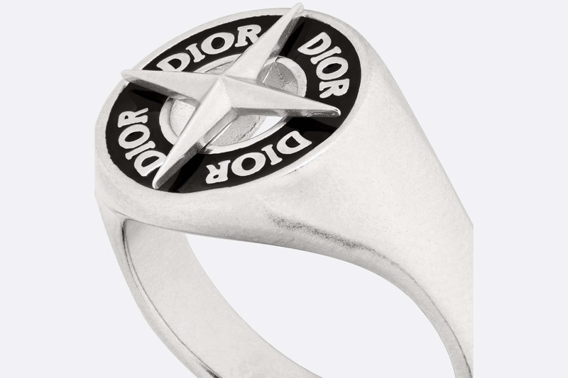 DIOR AND STONE ISLAND Signet Ring 4