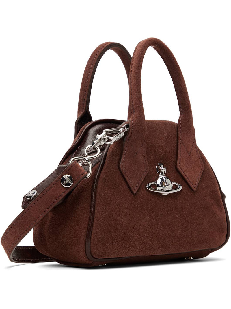 Vivienne Westwood Brown Mini Yasmine Bag outlook