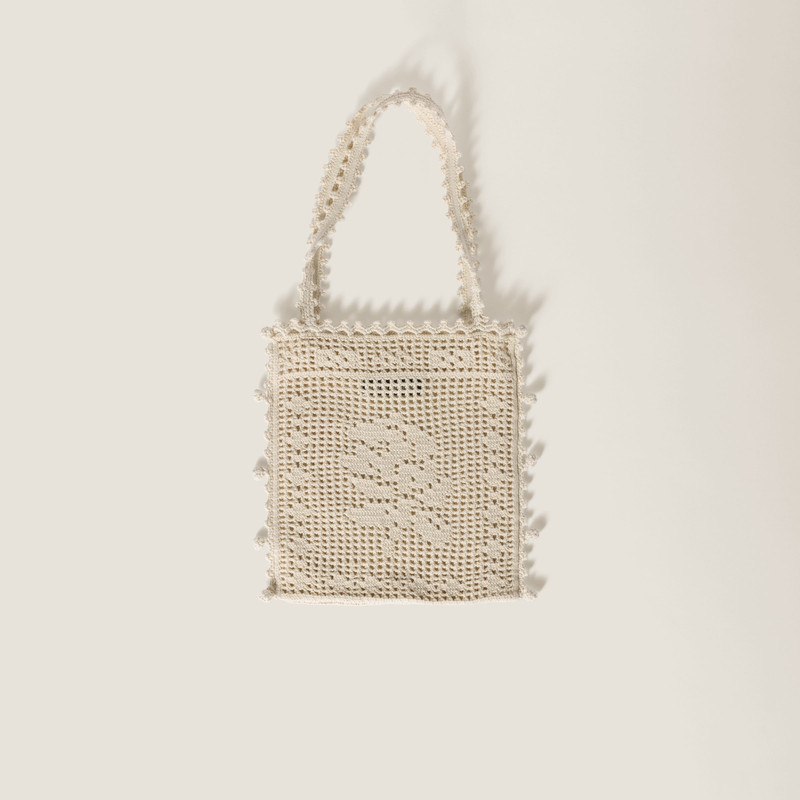 Crochet cotton handbag 3