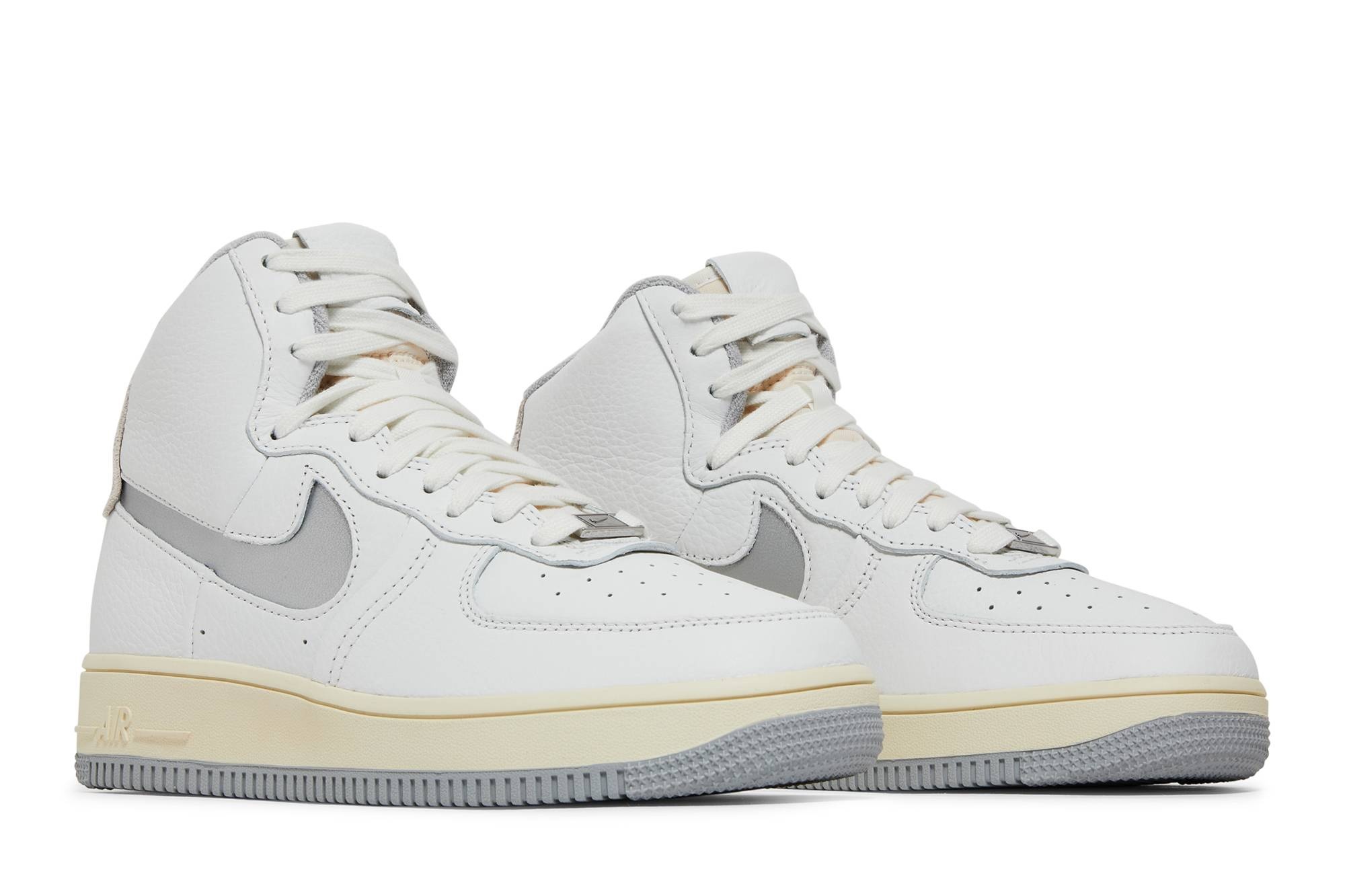 Wmns Air Force 1 High Sculpt 'White Light Smoke Grey' - 8