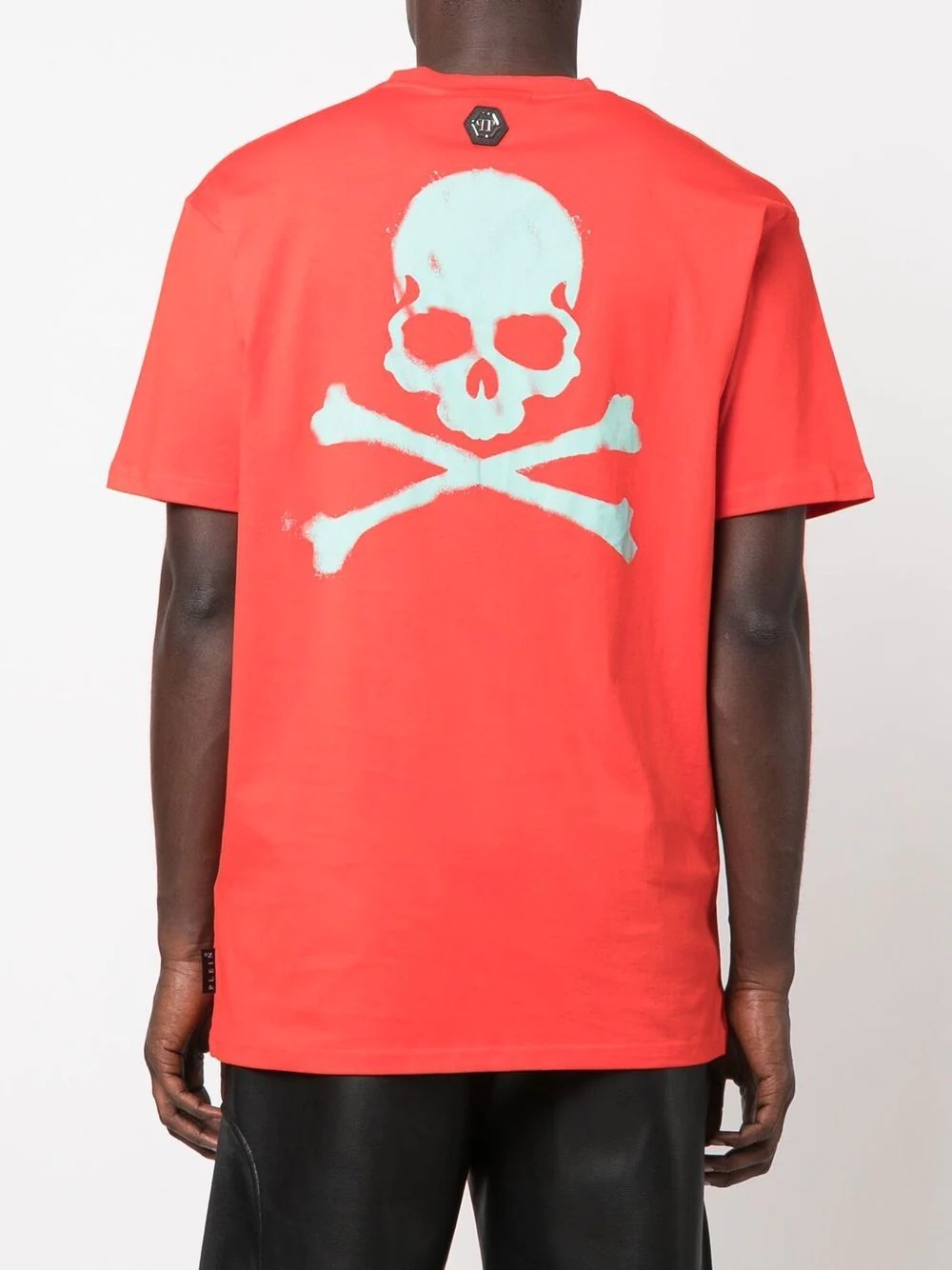 skull-print detail T-shirt - 4