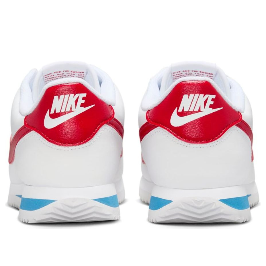(WMNS) Nike Cortez Leather 'White Varsity Red Blue' DN1791-108 - 5