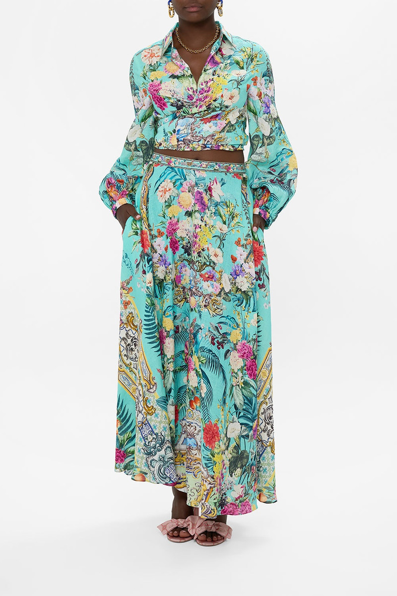 CAMILLA MAXI CIRCLE SKIRT outlook