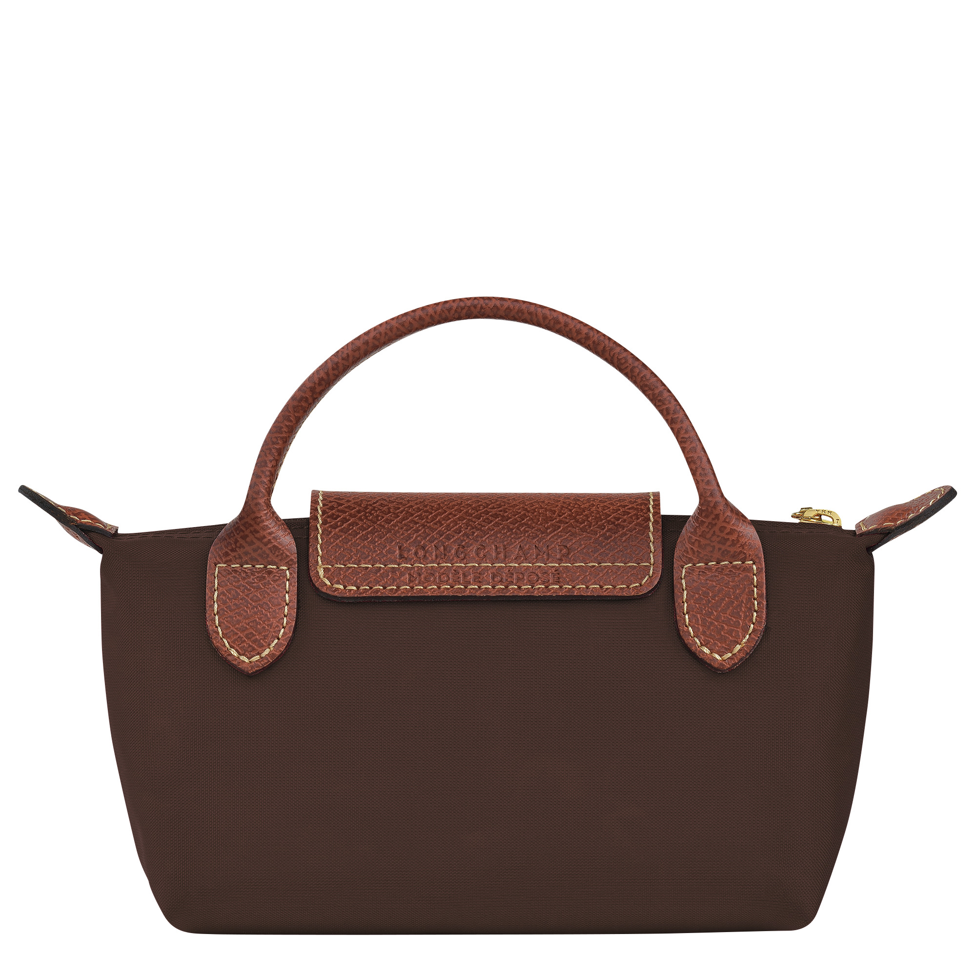 Le Pliage Original Pouch with handle Ebony - Recycled canvas - 4