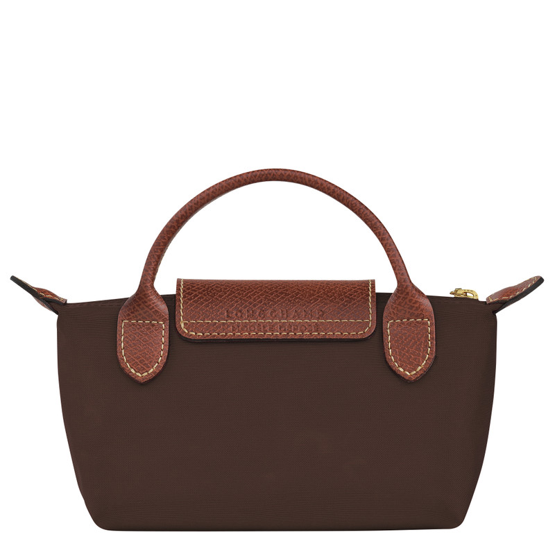 Le Pliage Original Pouch with handle Ebony - Recycled canvas 4