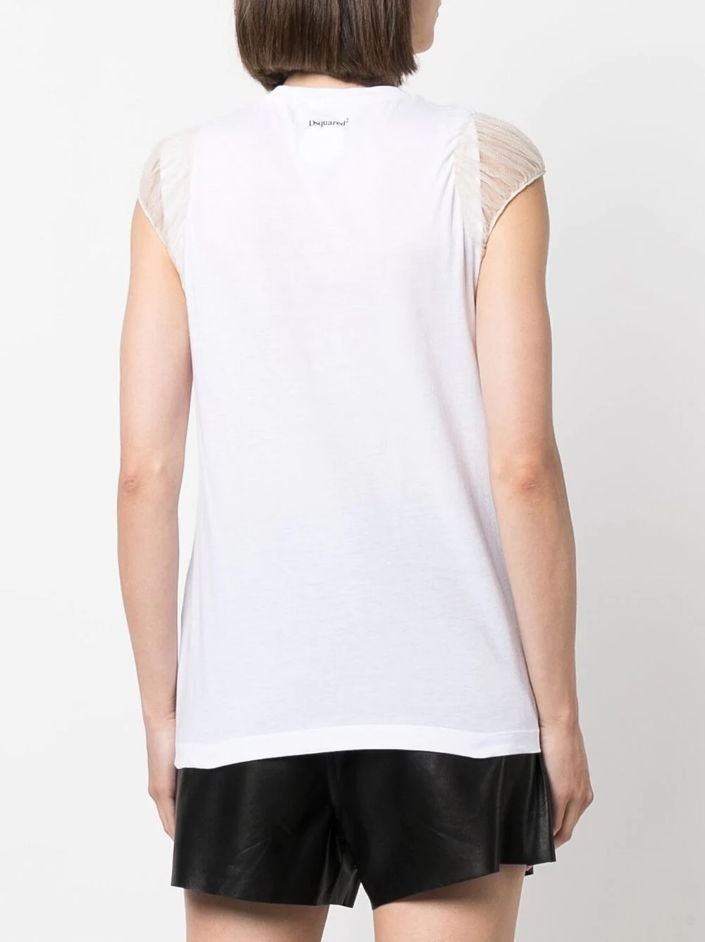slogan print T-shirt - 4