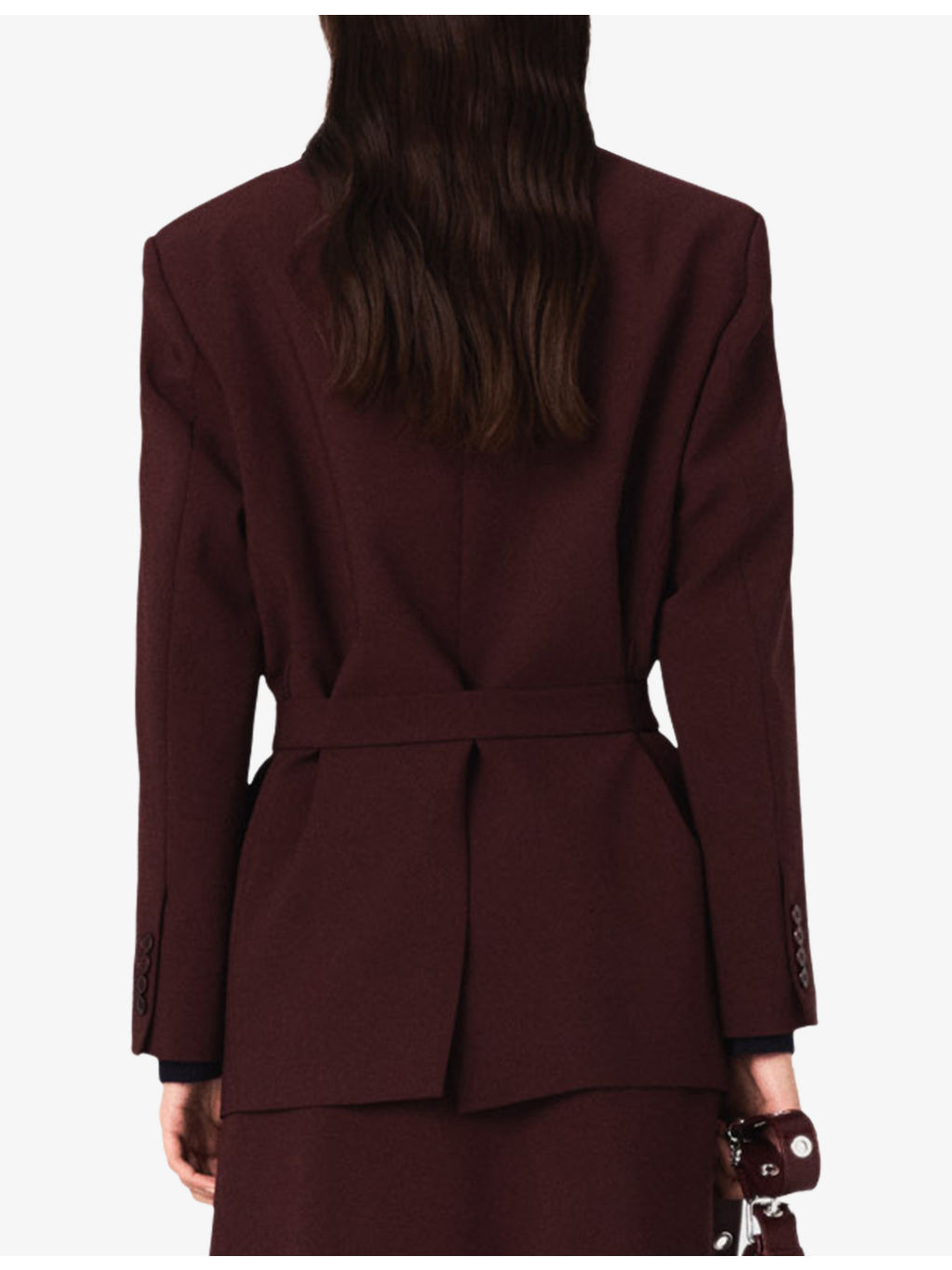 Belted Single-Breasted Stretch Wool-Blend Blazer - 4