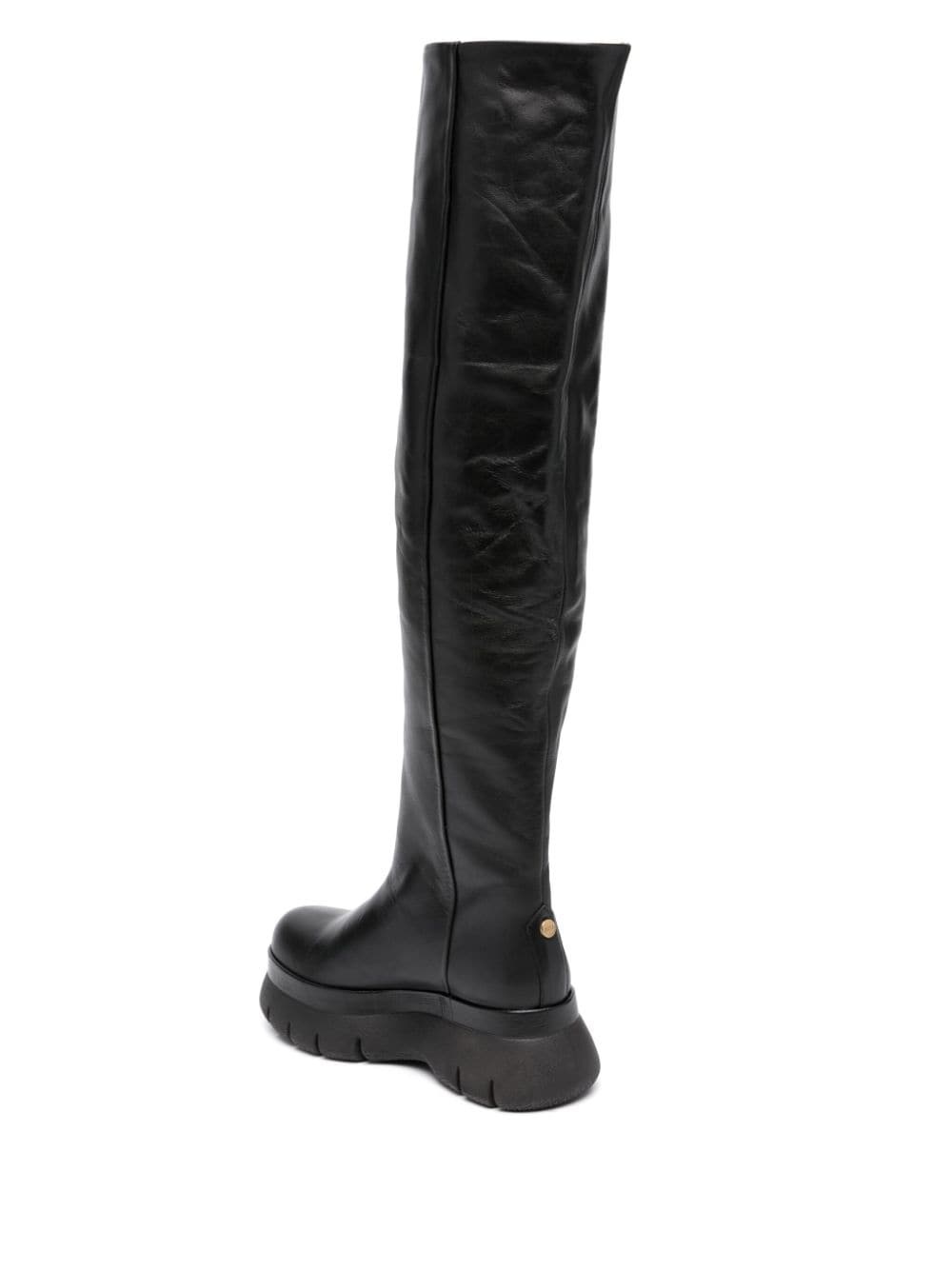 knee-high leather boots - 3