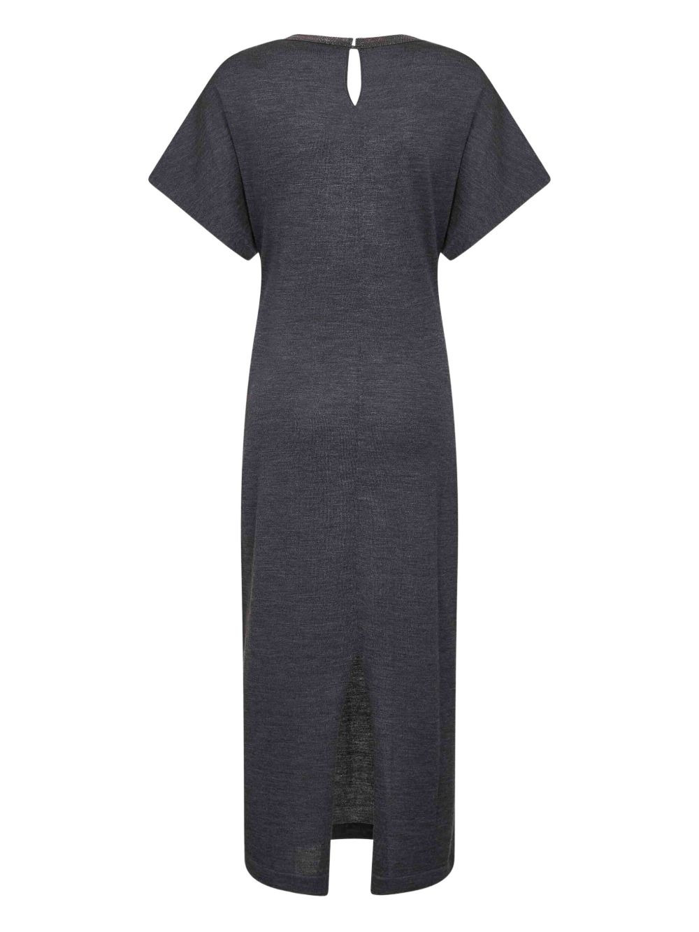 Monili-chain detail midi dress - 2