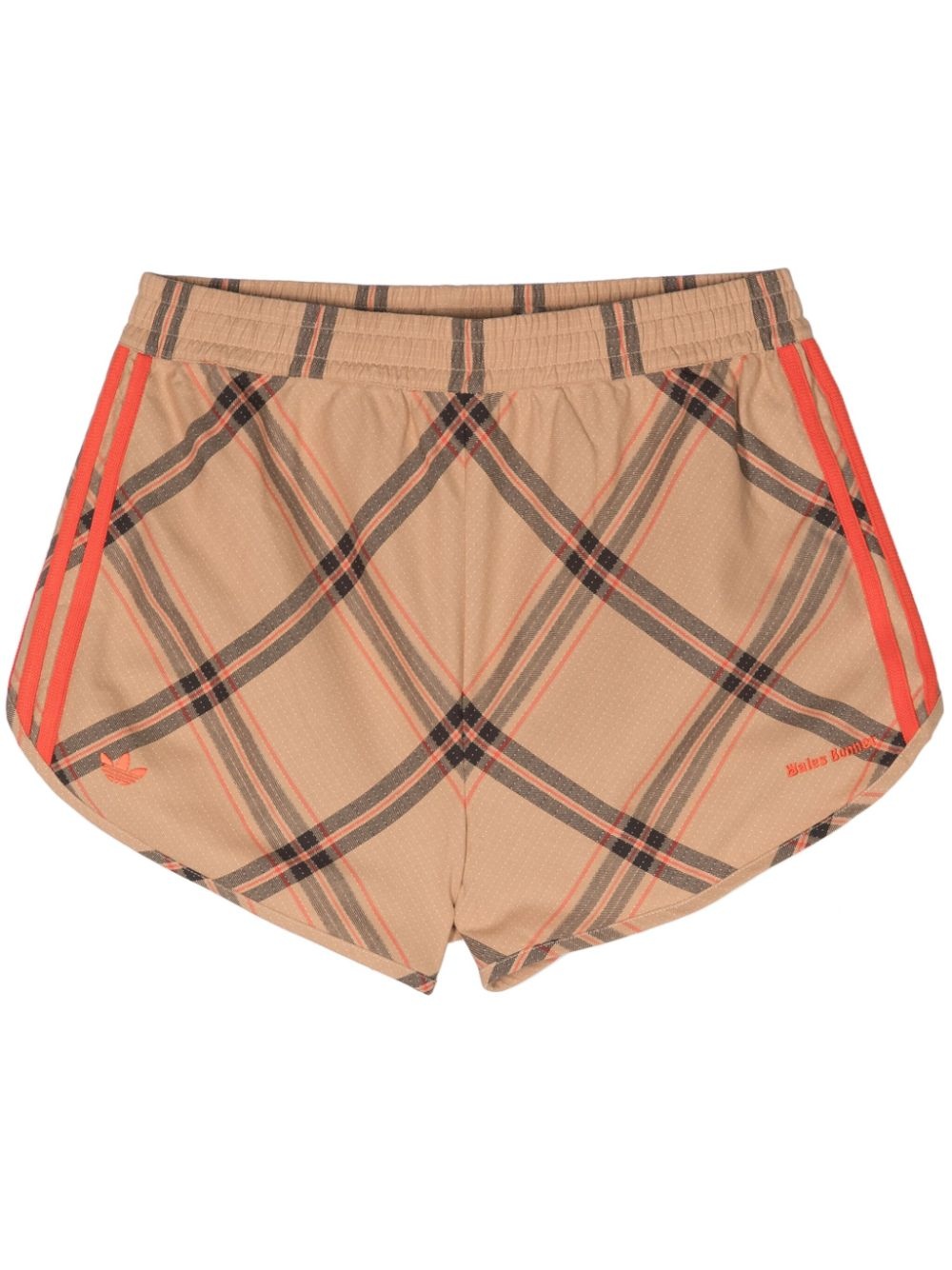 x Wales Bonner checked track shorts - 1