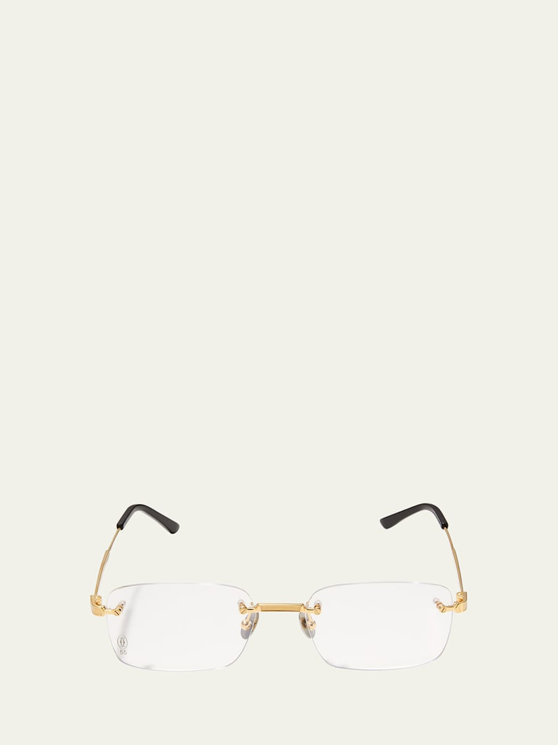 Men's Rectangle Titanium Optical Glasses 1