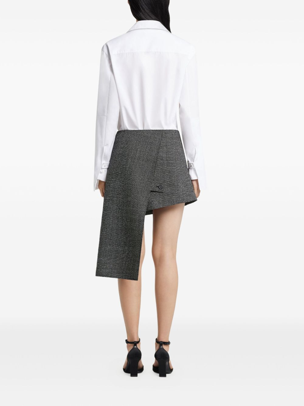 cuff-detail shirt - 4