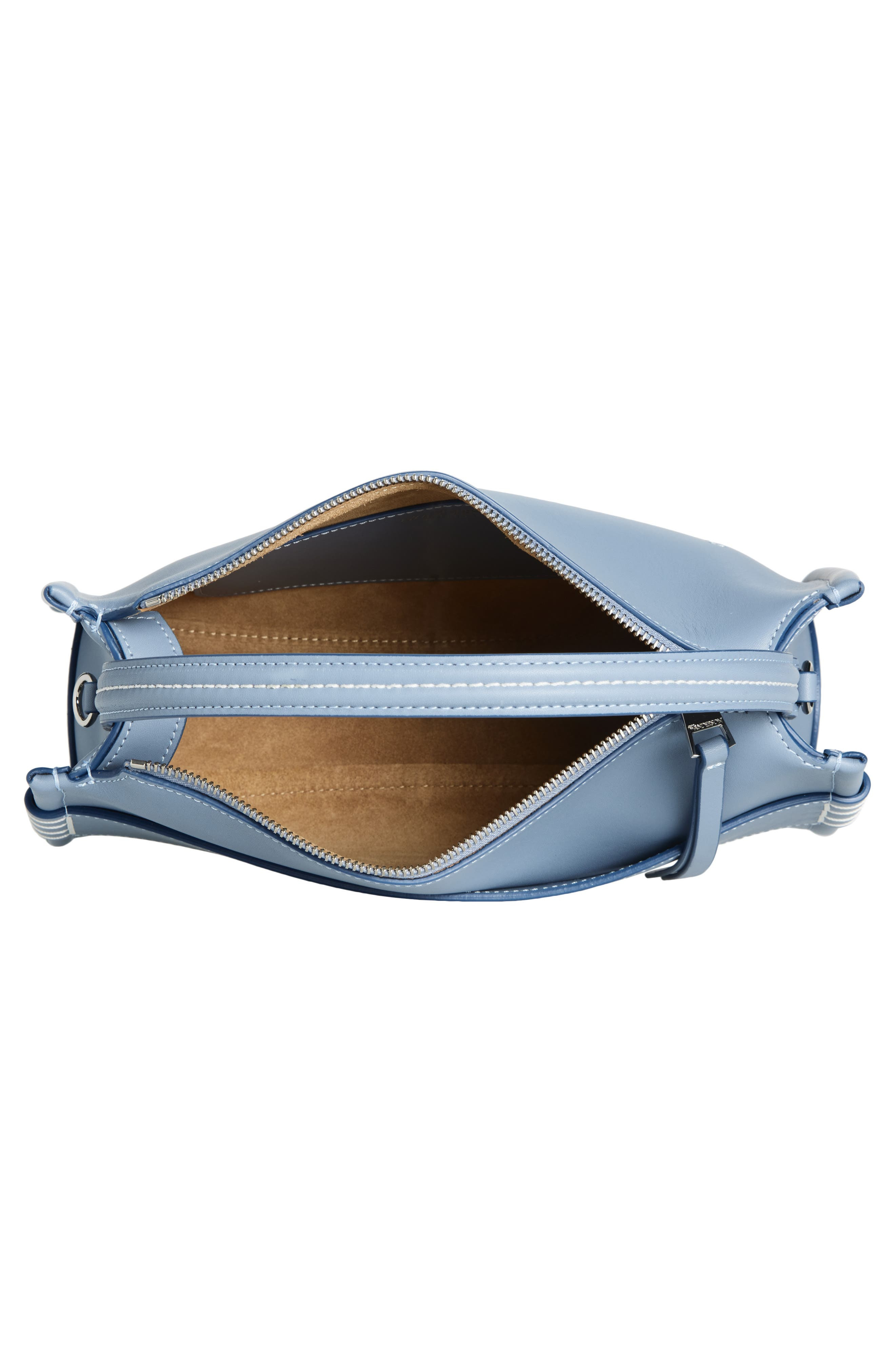 JW Anderson Loafer Leather Top Handle Bag in Powder Blue 805 at Nordstrom - 4