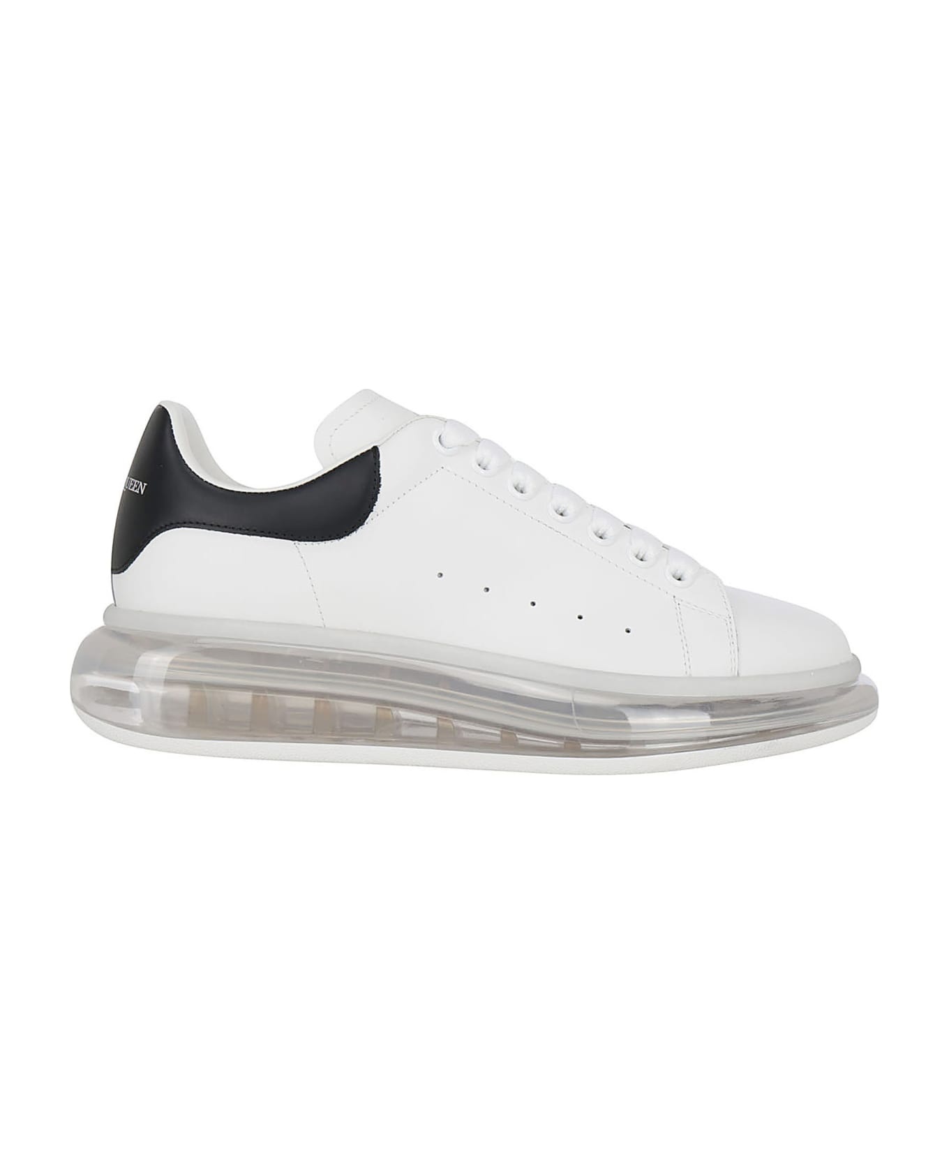 Oversized Sneakers In Leather With Contrasting Inserts - 2