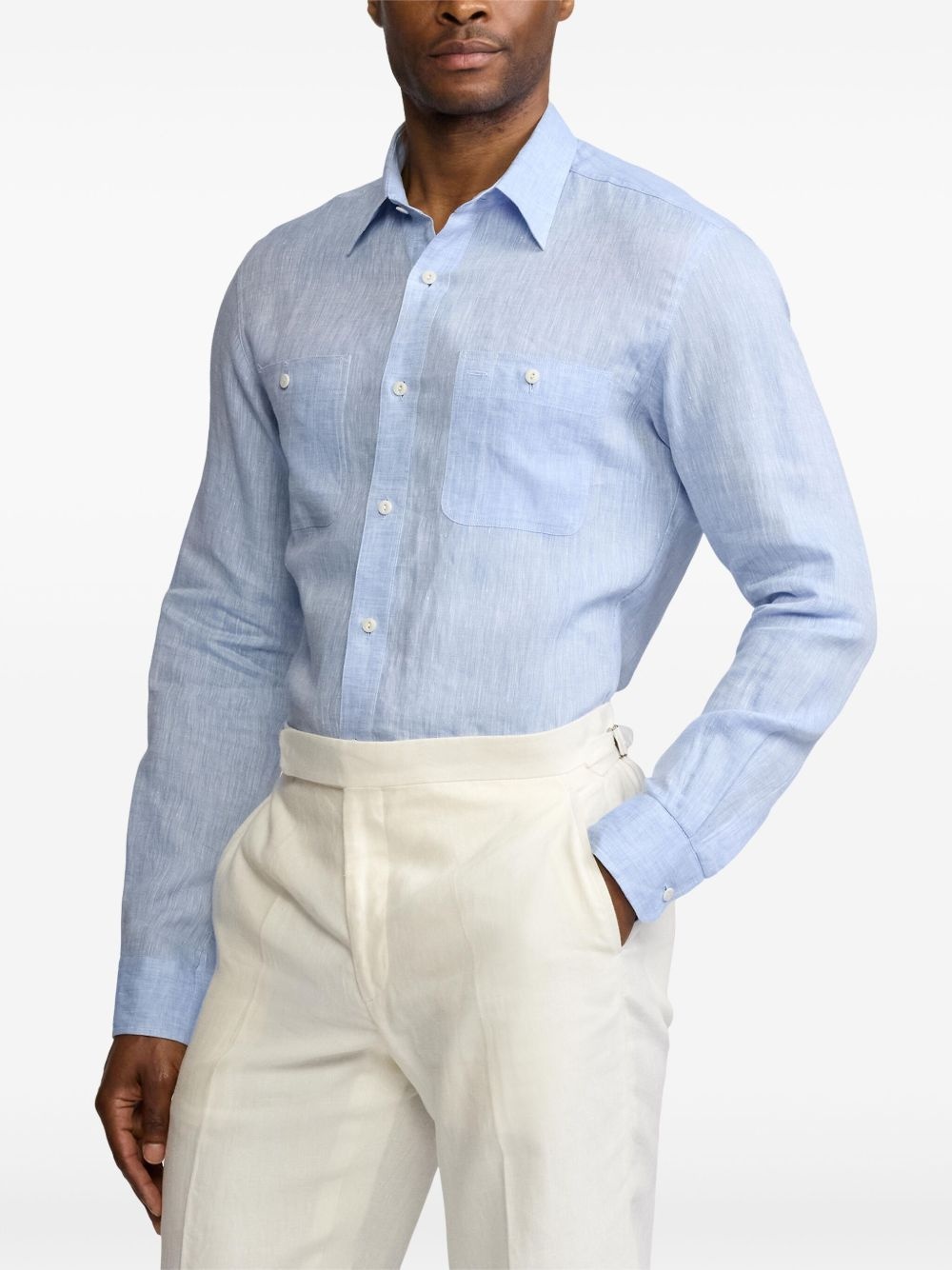 chambray shirt - 4