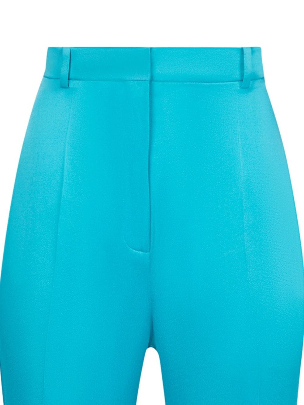high-waisted flared trousers - 5