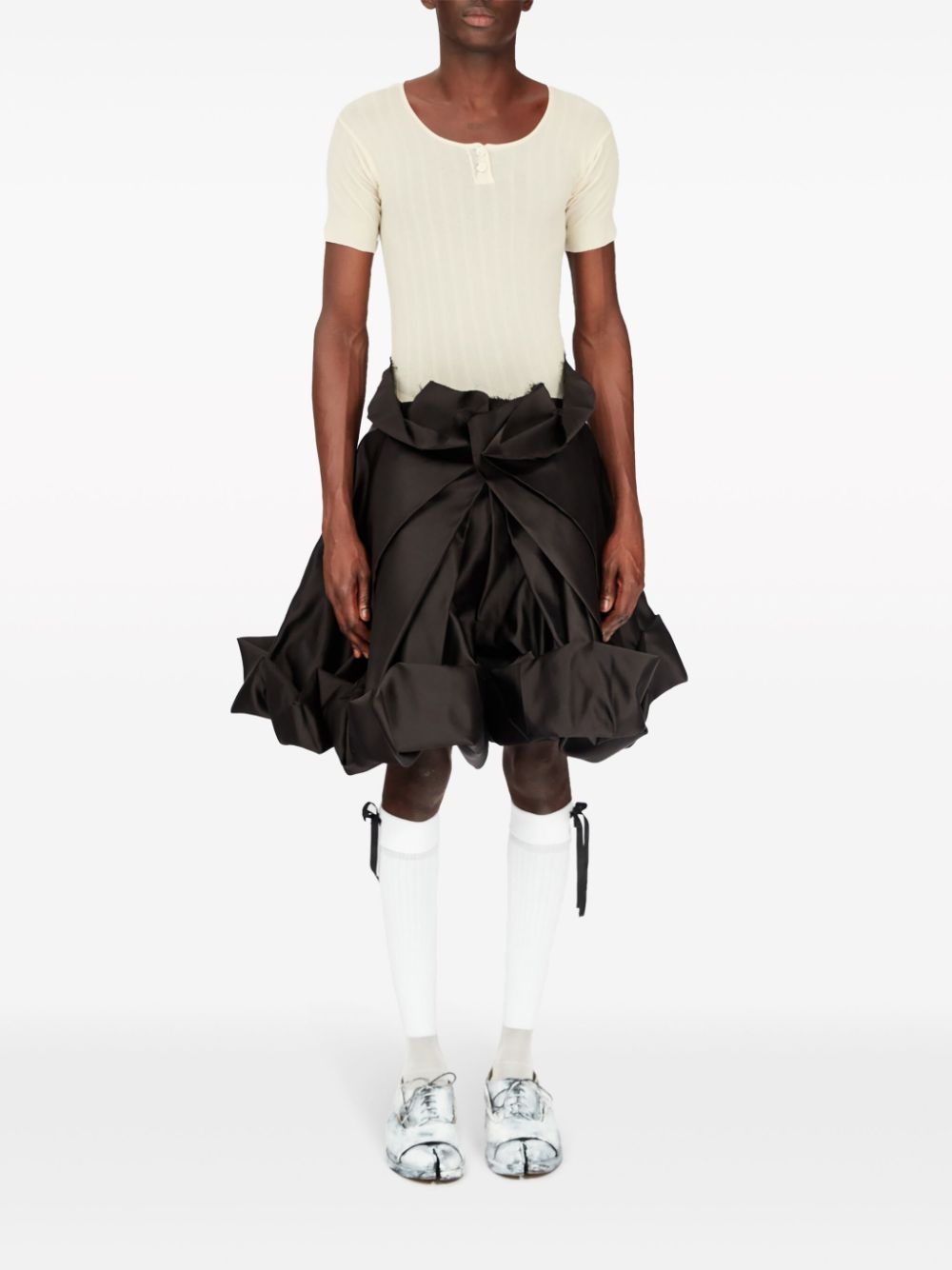button-placket T-shirt - 2
