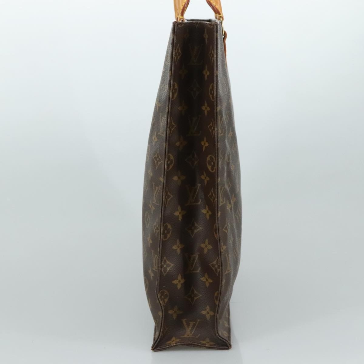 LOUIS VUITTON Monogram Sac Plat Hand Bag M51140 - 4
