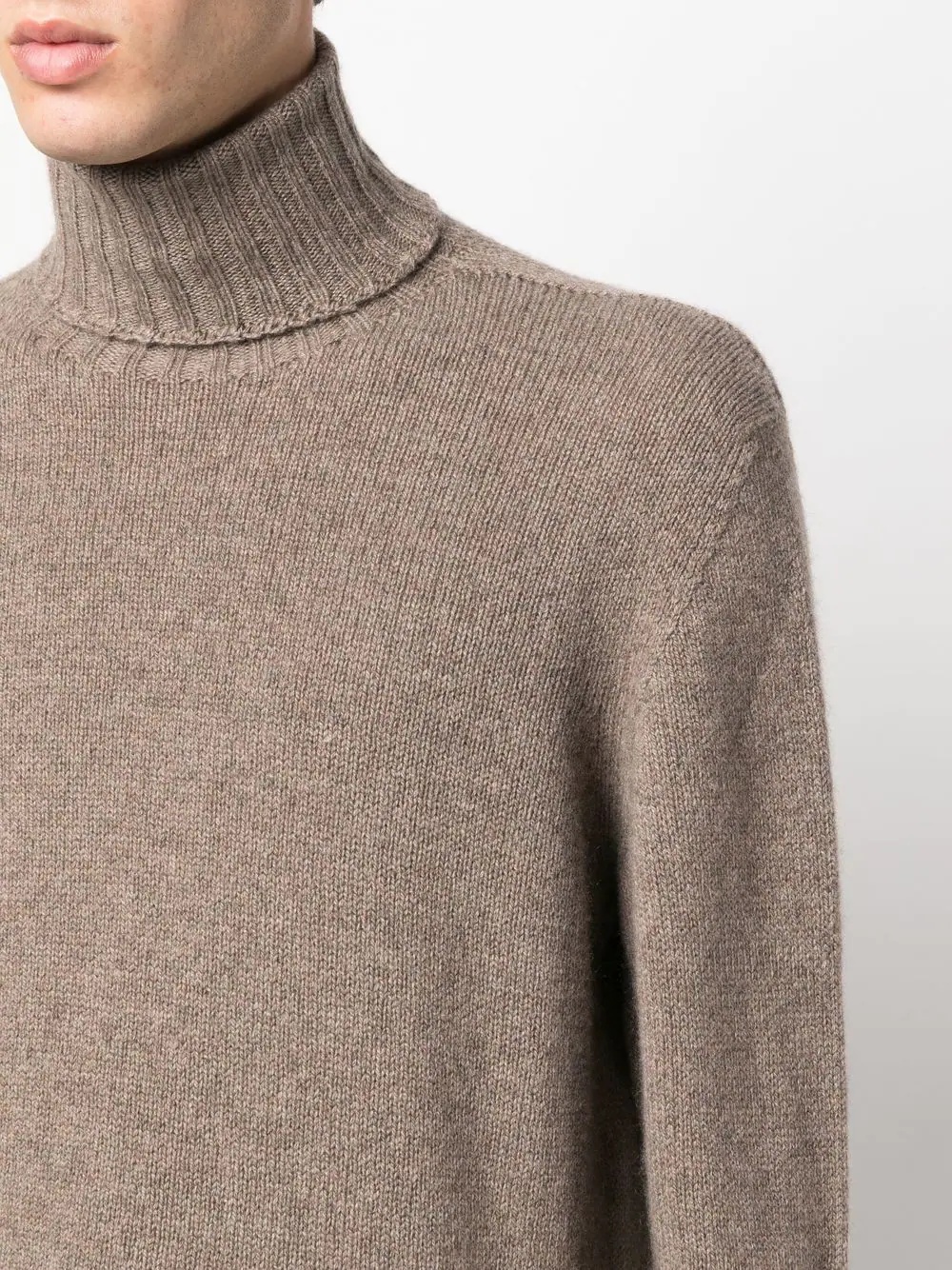 cashmere roll-neck jumper - 5