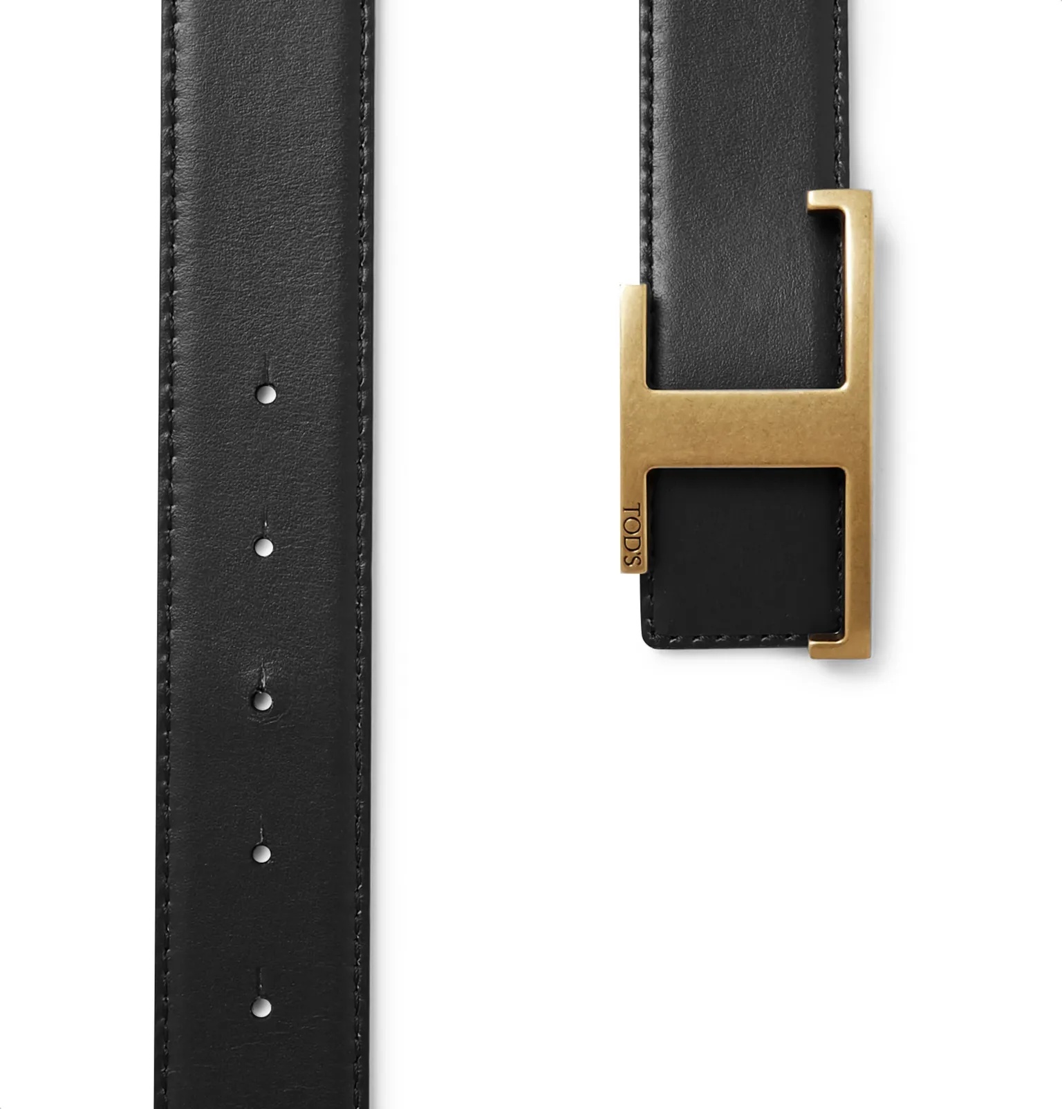 3.5cm Reversible Leather Belt - 4