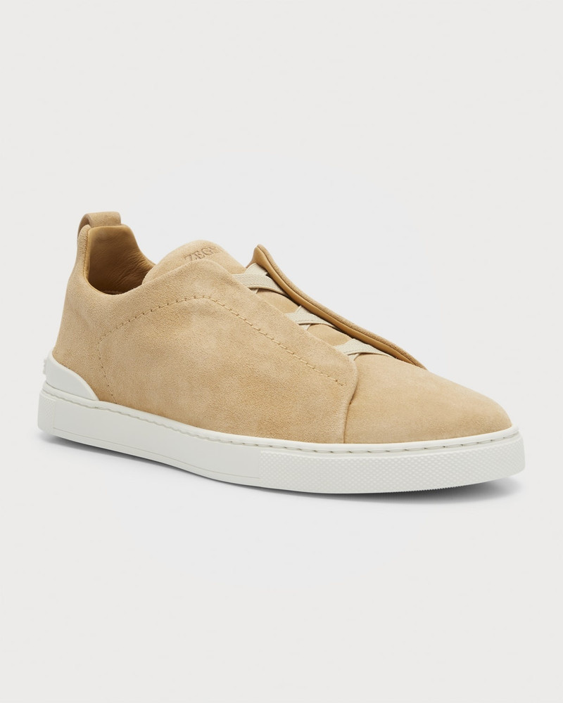Men's Triple Stitch Suede Sneakers 3