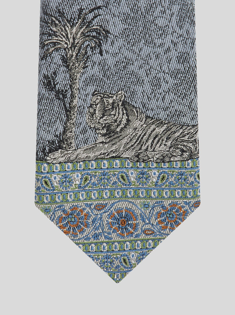 TIE WITH PLACED DESIGNS - 3