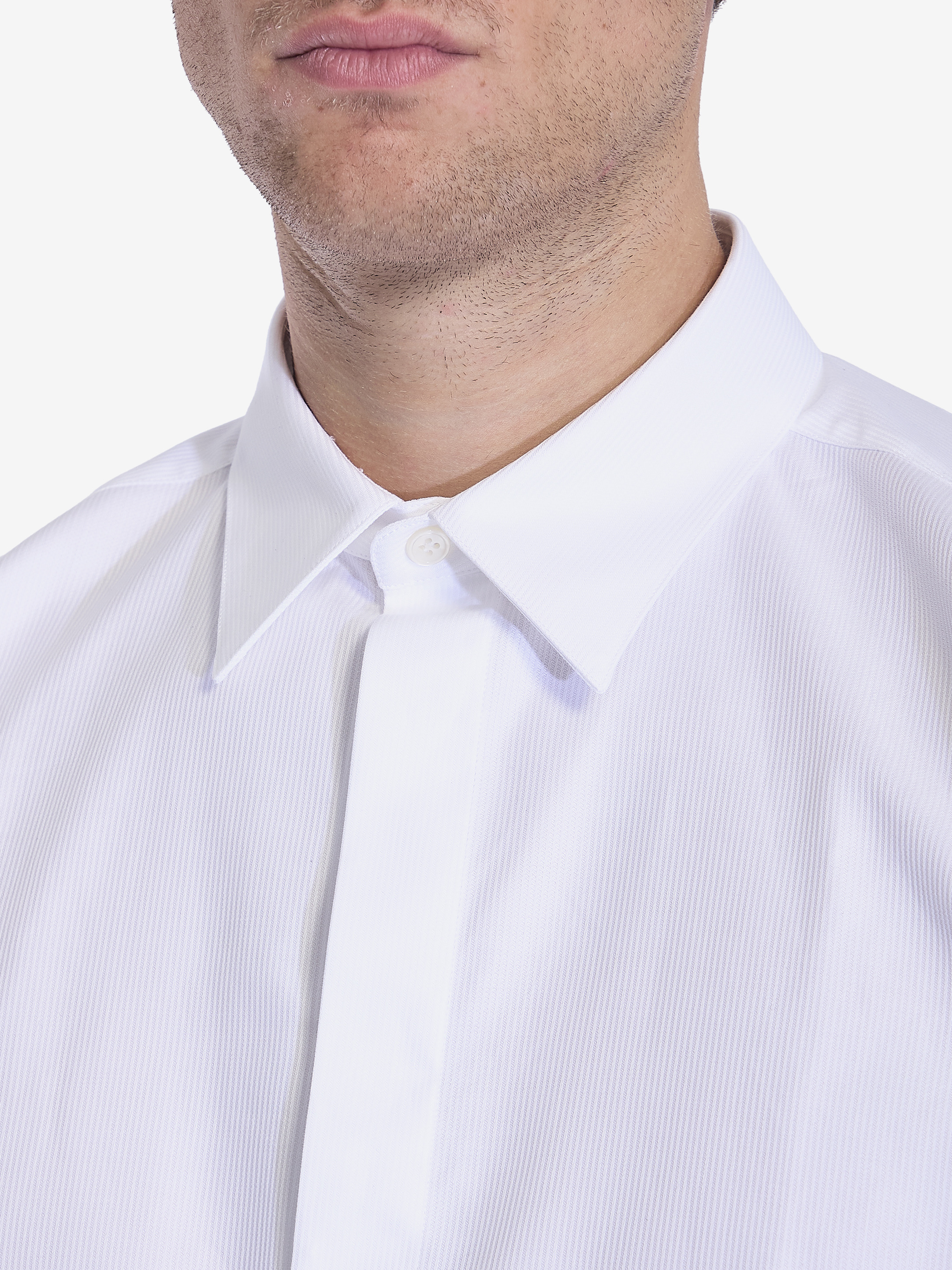 Shirt in striped cotton poplin - 3