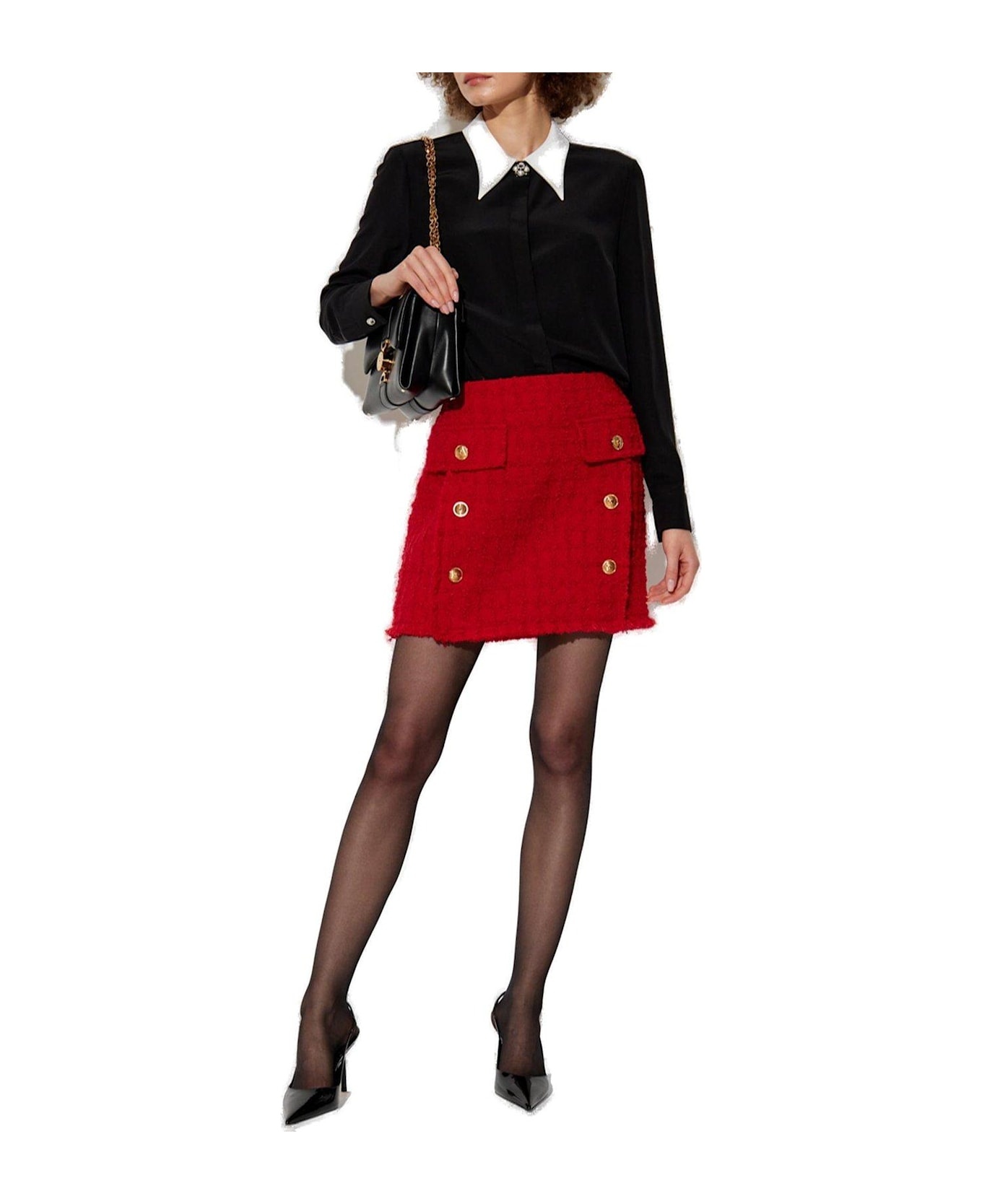 Heritage Mid-rise Tweed Mini Skirt - 4