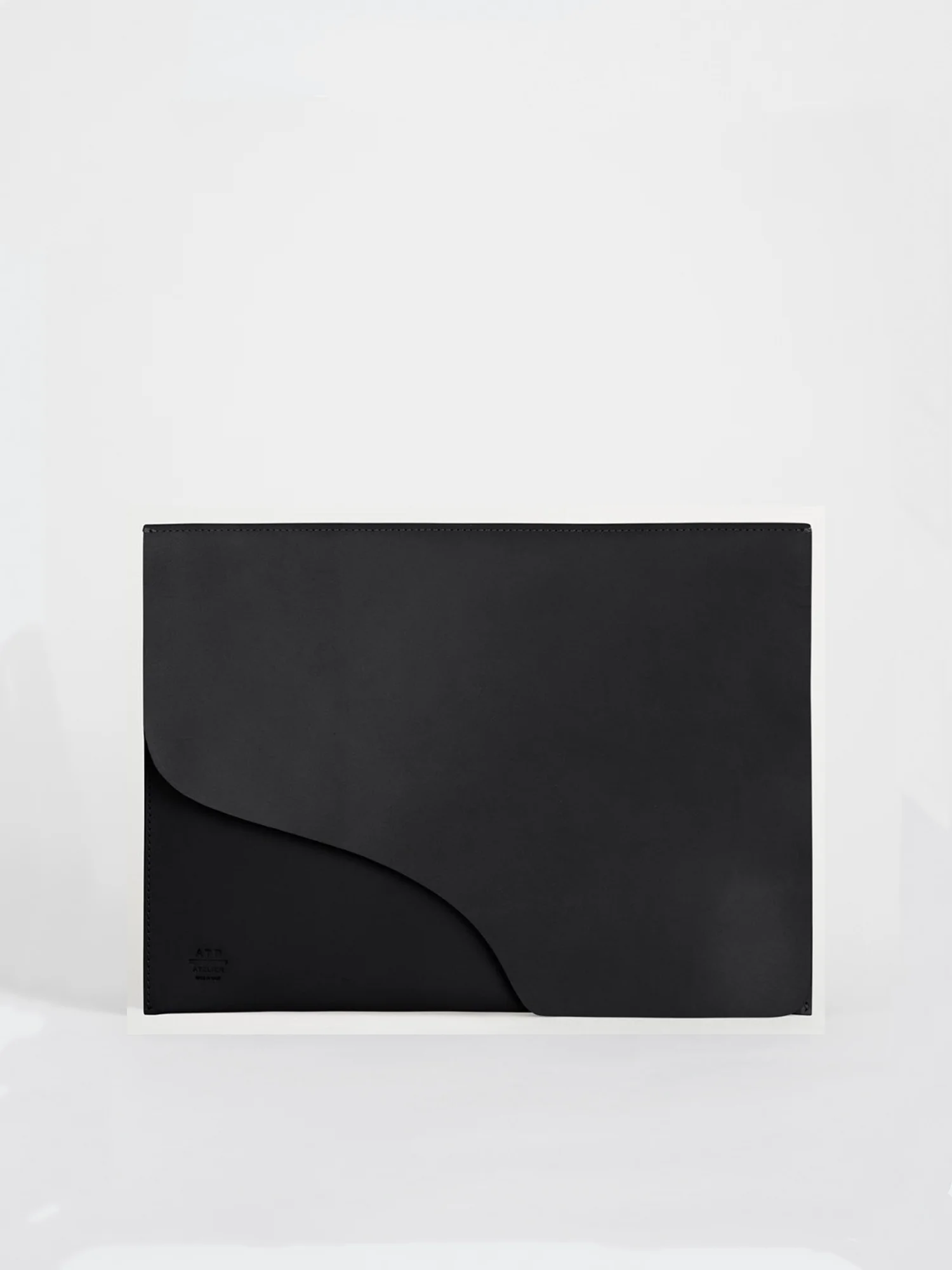 Sardegna Media Black Leather Laptop case - 1