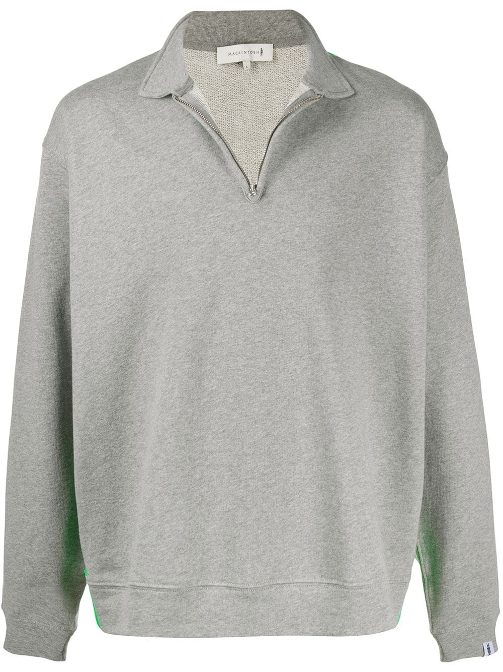 zip-front sweatshirt - 1